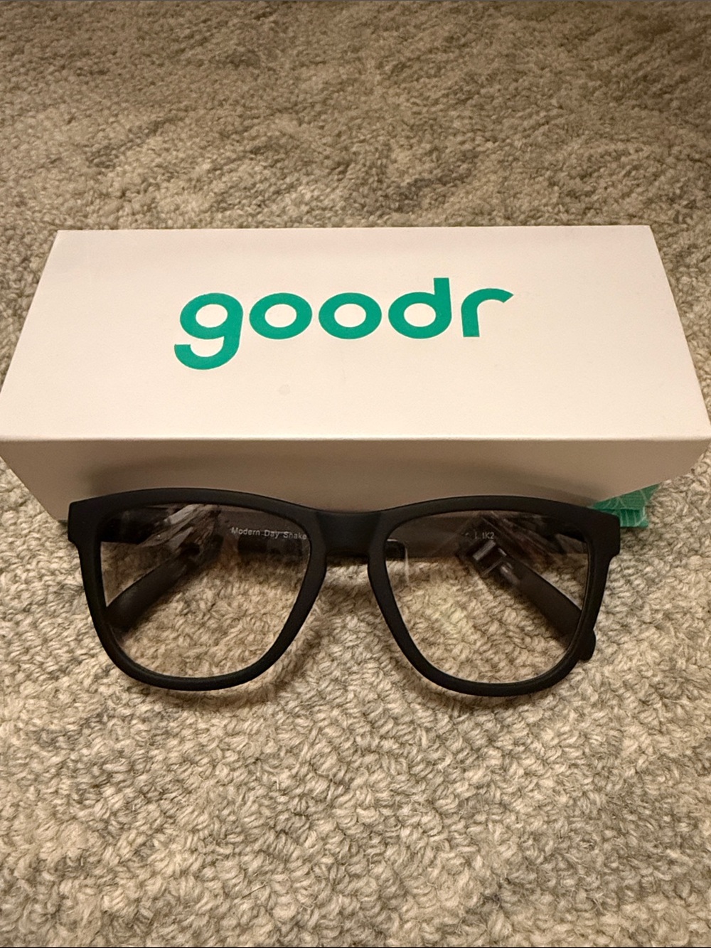 goodr Matte Black Blue-Light Glasses